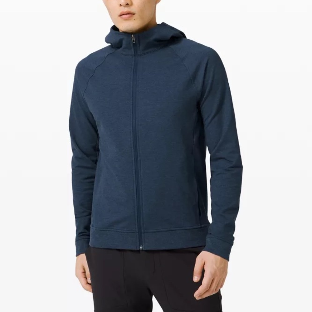 Medium - Lululemon City Sweat Zip Hoodie - French Terry - Navy